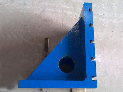 Cast iron bent plate