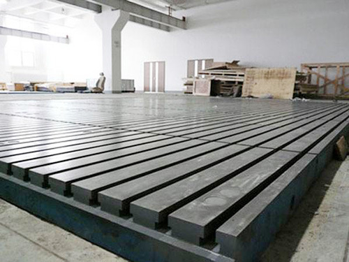 Granite T-shaped groove platform