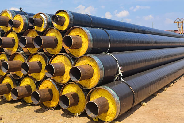 Characteristics of prefabricated steam directly buried thermal insulation steel pipe with high temperature steel sheath