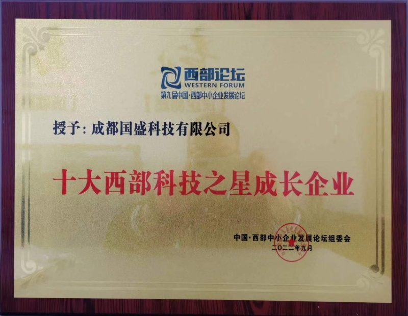 十大西部科技之星成长企业