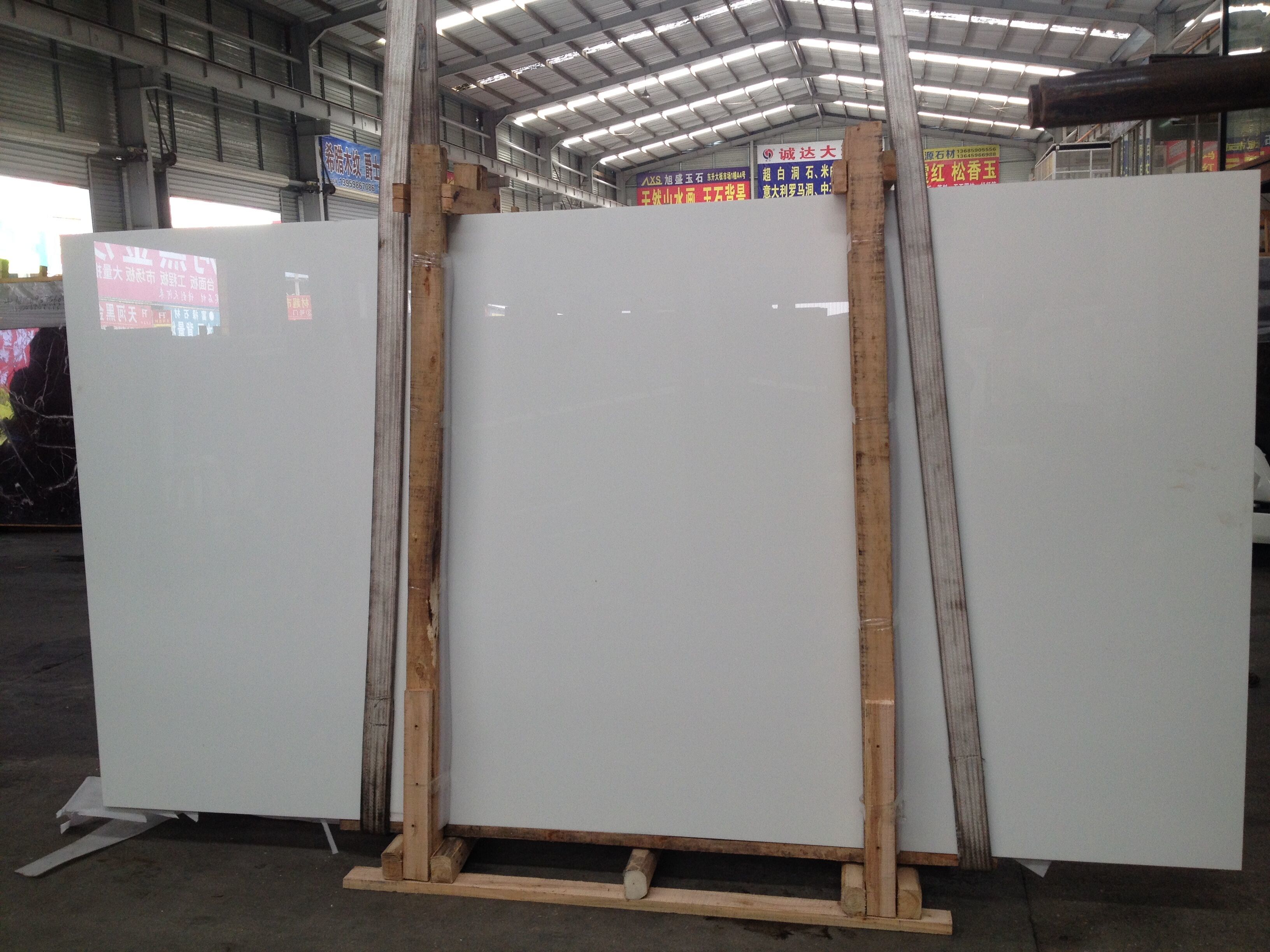Nano white wall cladding