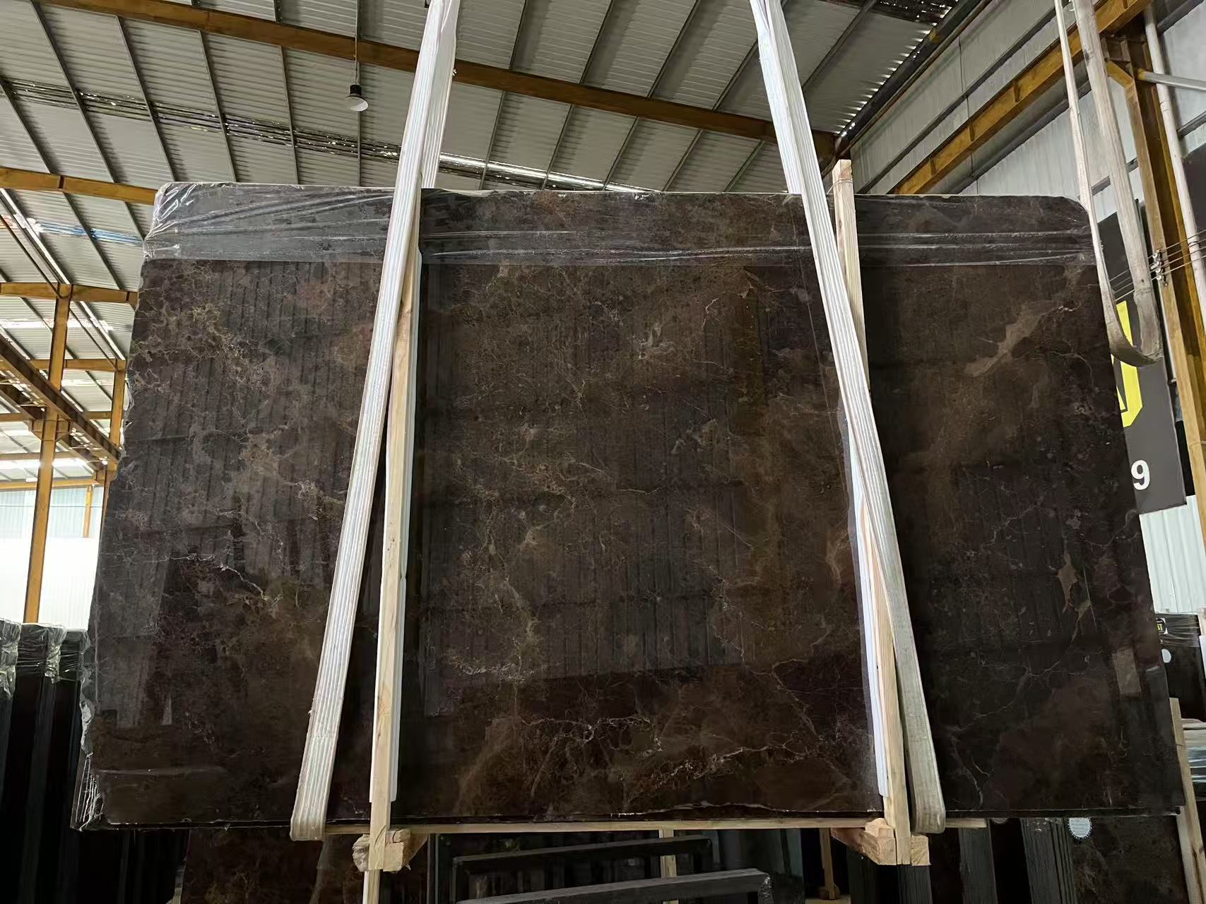 dark Emperador marble