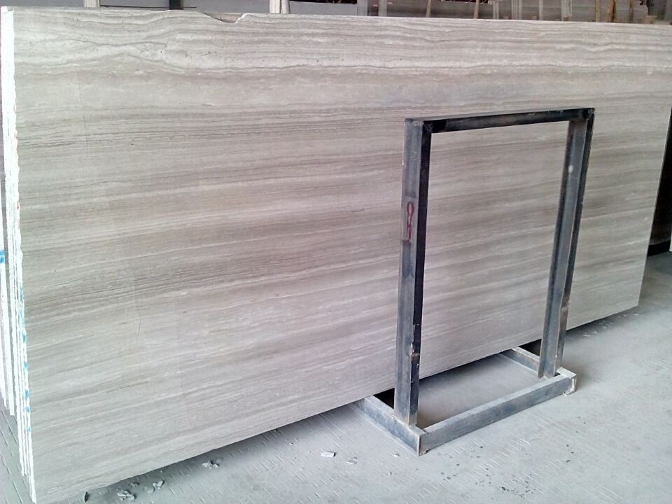 Super Wooden white marble