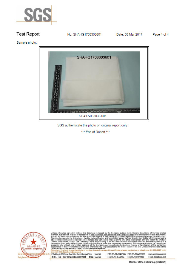 FDA for Nylon Filter Mesh
