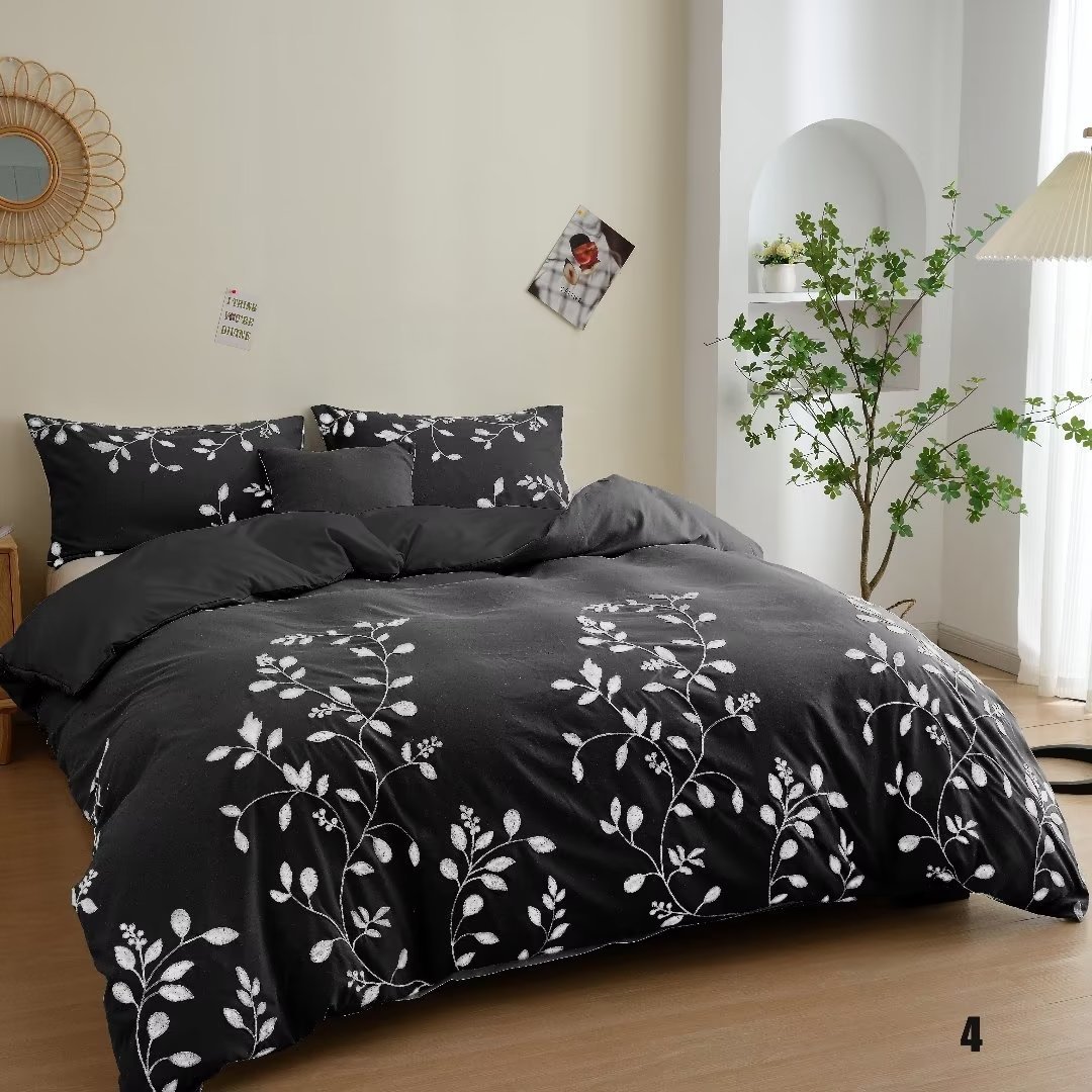 Polyester Micro Embroider Terry Bedding