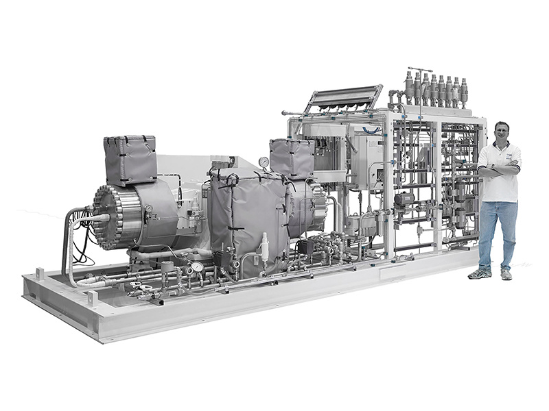 PDC diaphragm compressor