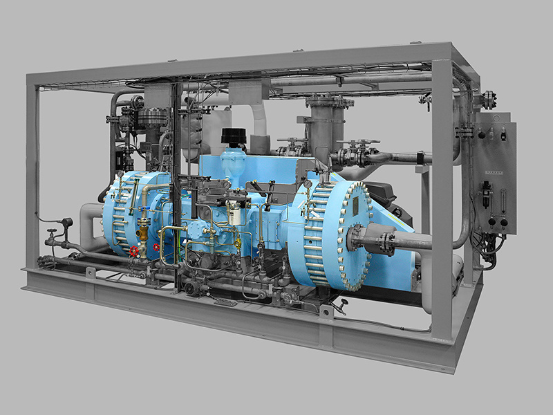 PDC diaphragm compressor