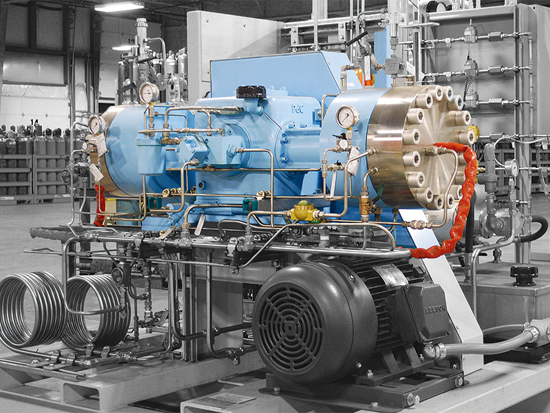 PDC diaphragm compressor