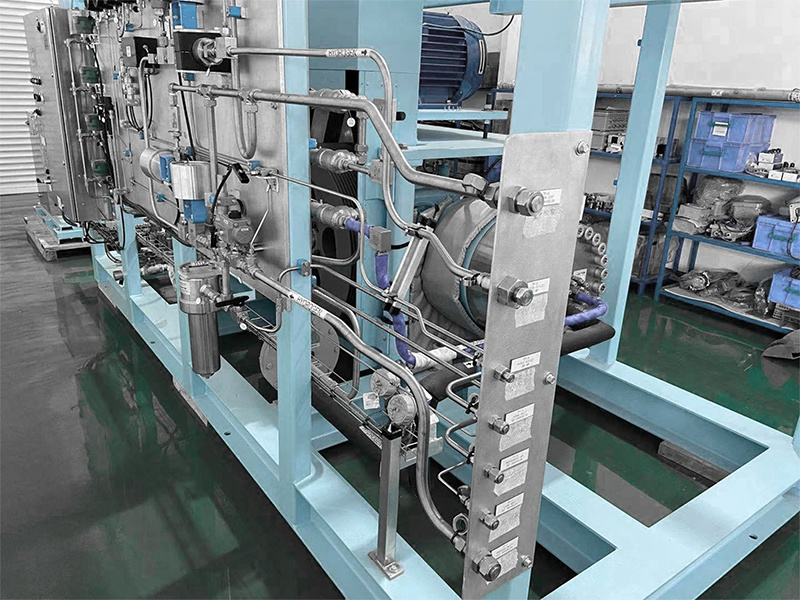 PDC diaphragm compressor