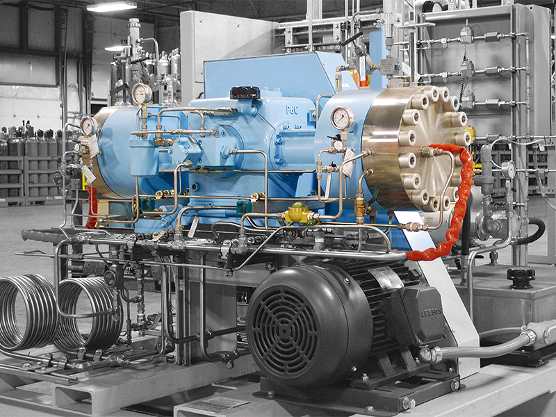 PDC diaphragm compressor
