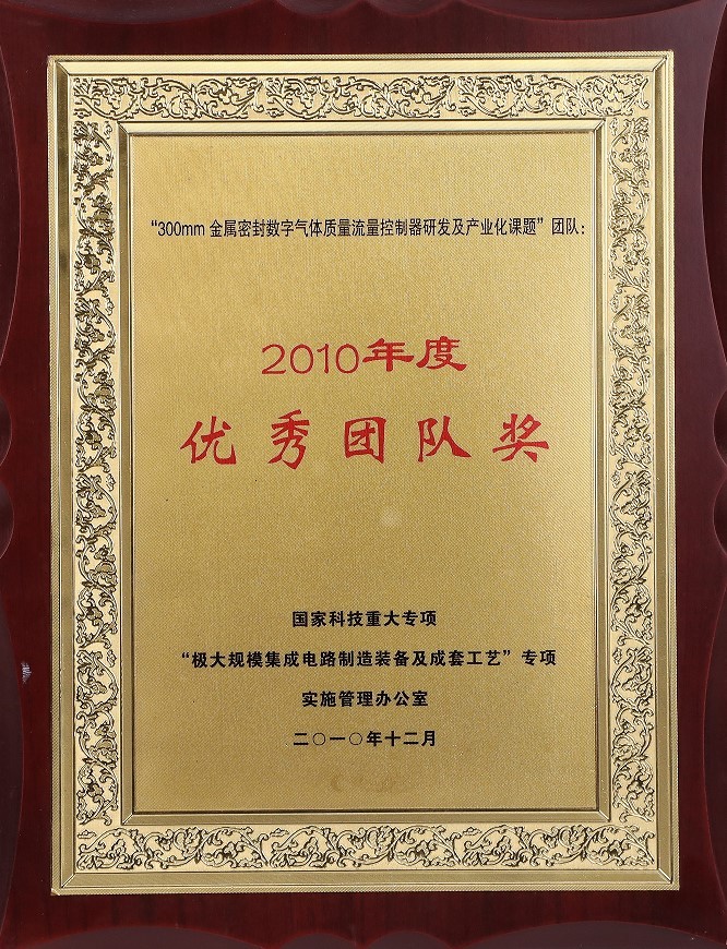 2010年度优秀团队奖 2010年度优秀团队奖