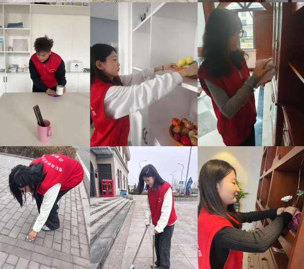 学雷锋月|“雷锋精神传万家，寸草心暖你我他”家政学院志愿服务活动