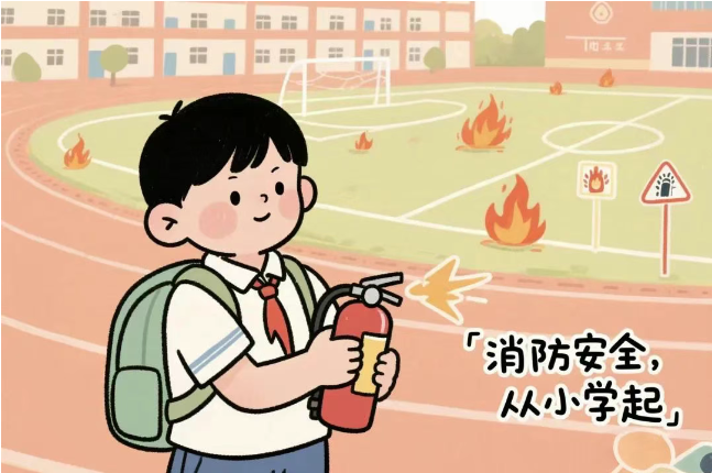【消防安全提醒】牢记消防知识，筑牢校园安全