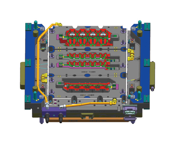 Warm core box mold