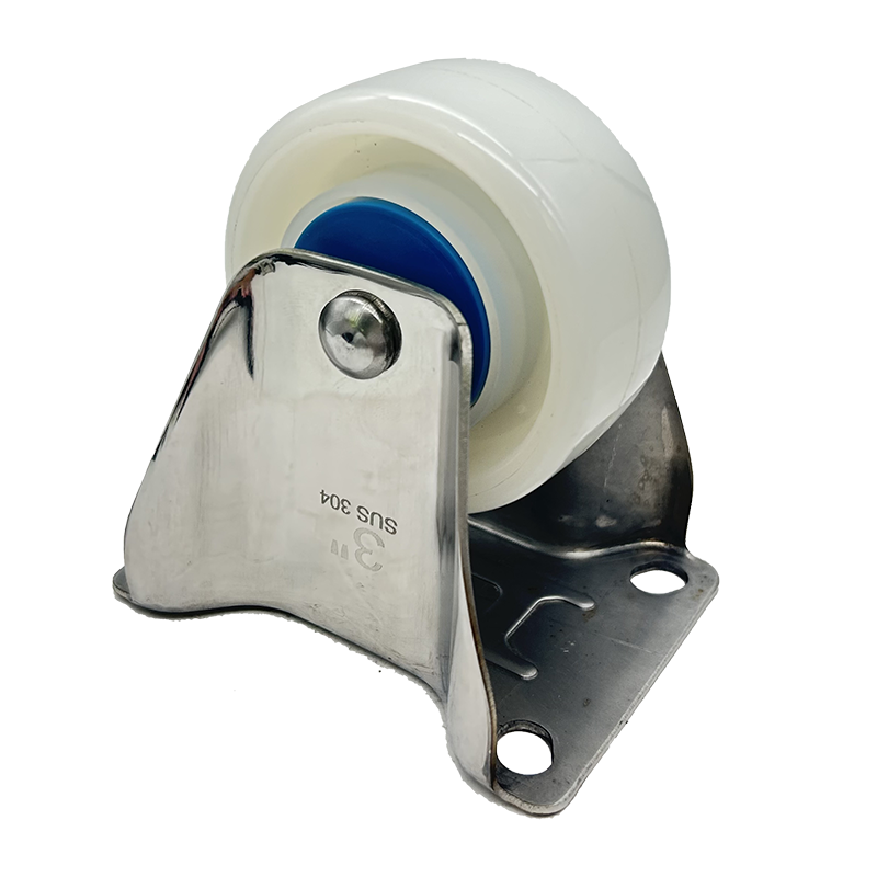 VIMA Rueda industrial de nylon y acero inoxidable de 3.5 a 5 pulgadas