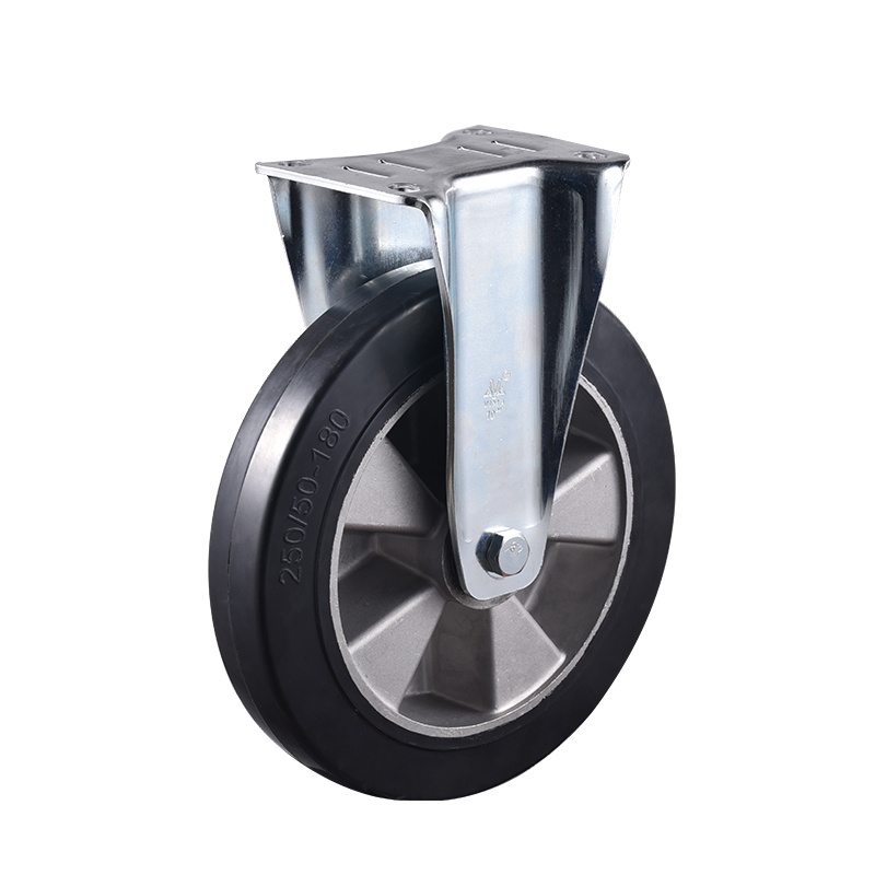 VIMA Contenedor de basura con ruedas de goma y aluminio de 4 a 10 pulgadas