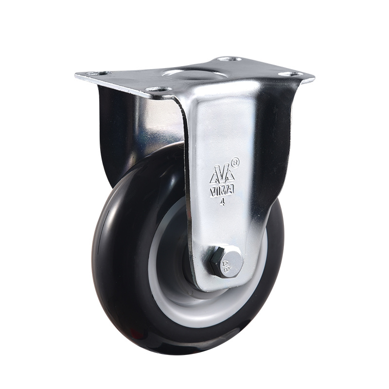 VIMA Black 3Inch to 5Inch PU PP Caster de servicio mediano