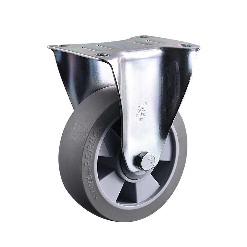 Rueda industrial VIMA Gris de 6 a 8 pulgadas de TPR PP