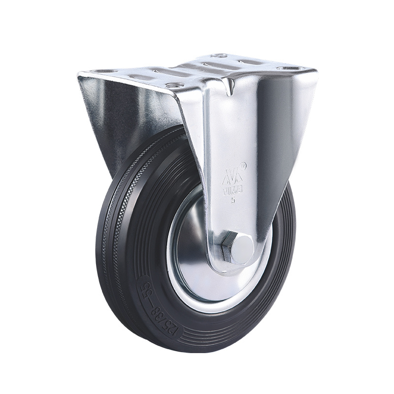 Rueda industrial de goma VIMA Black de 3 a 10 pulgadas