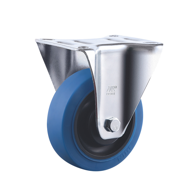 Rueda industrial VIMA Blue de 3.5 a 5 pulgadas de TPR PP