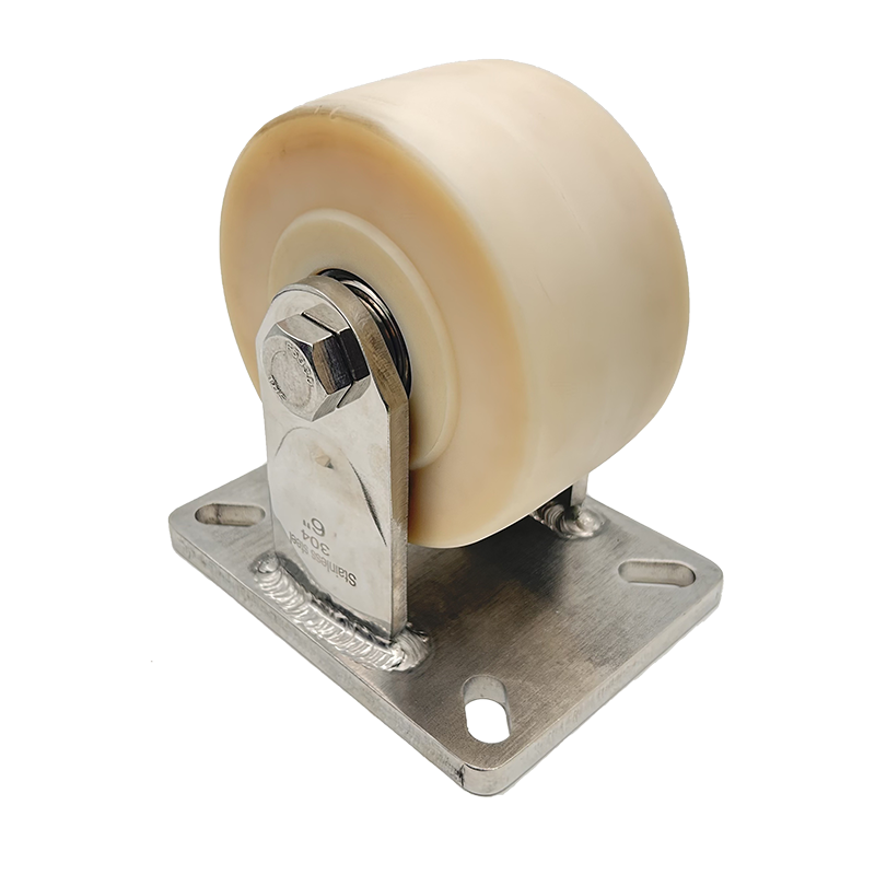 VIMA Rueda giratoria de nylon y acero inoxidable de alta resistencia de 6 a 12 pulgadas