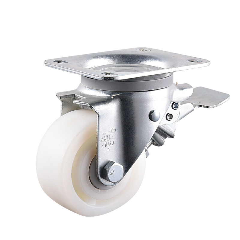 VIMA 4Inch a 8Inch PP Waste Bin Caster