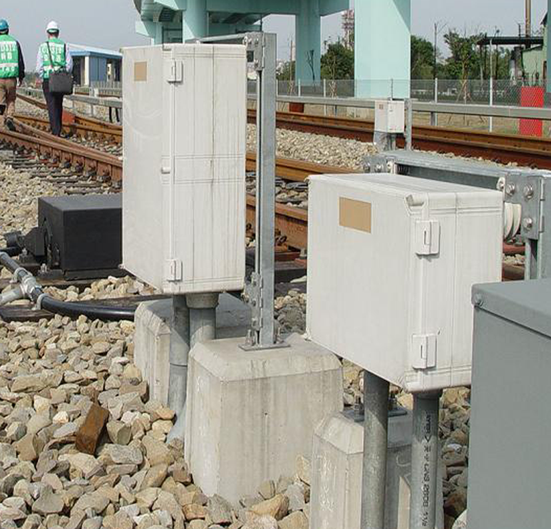 Waterproof railway junction box