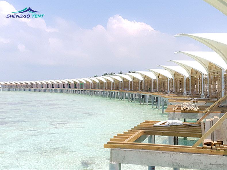 Presentation of the nature of the land and indicators of the hotel tent