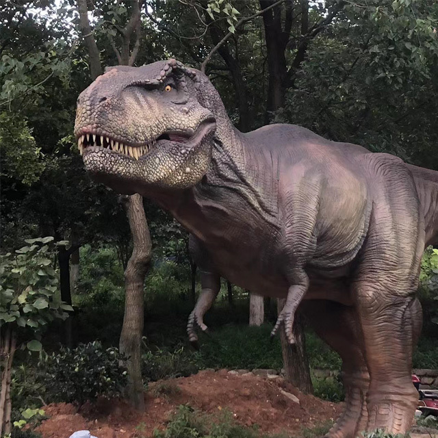 Adventure Park Dinosaur Statue with Realistic Dinosaur Roaring in Zigong Factory Direct Sell