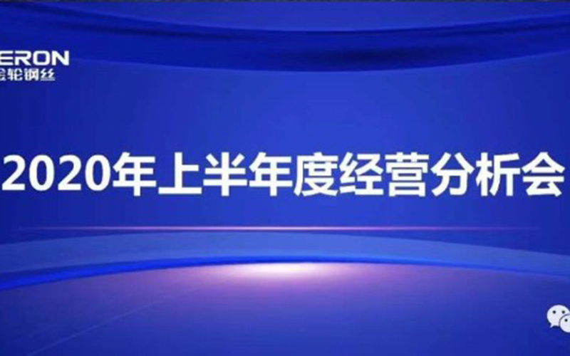 砥砺奋进丨金轮钢丝召开上半年经营分析会