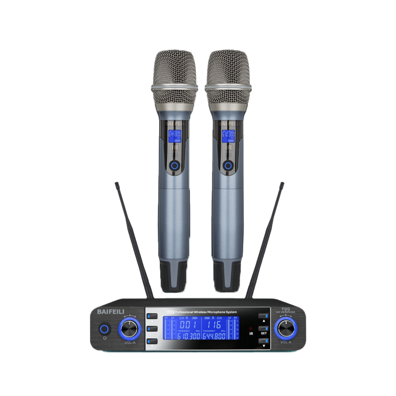 T99 Dual-Channel Professional Wireless Microphone
