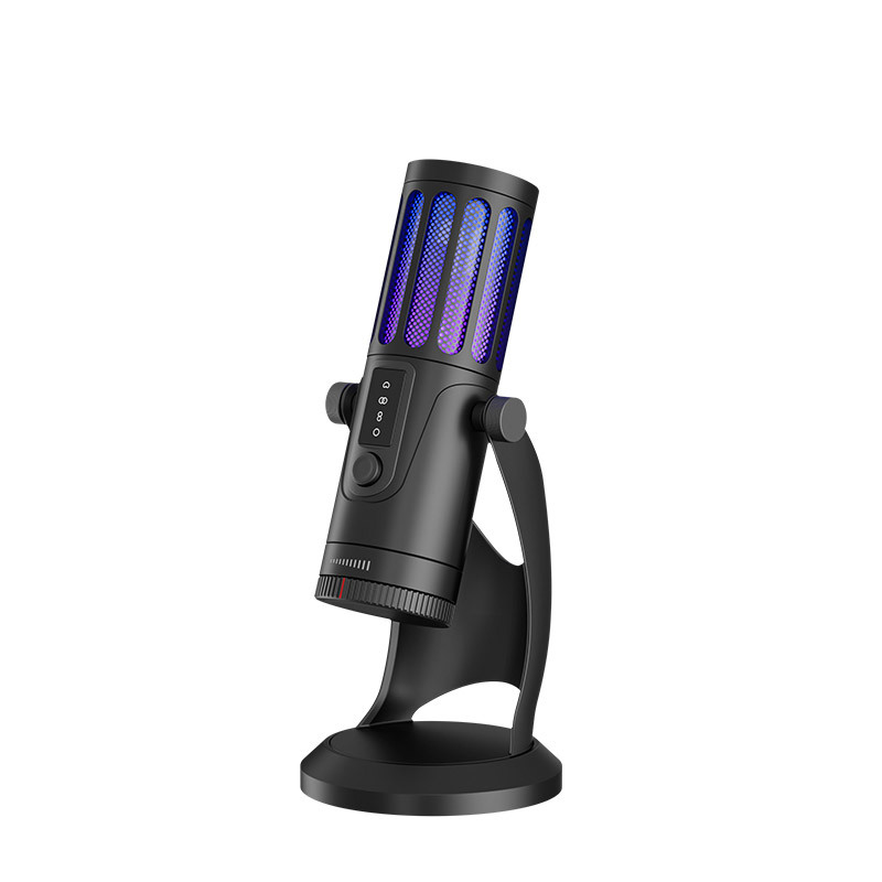 K1 RGB desktop stand dynamic studio condenser microphone