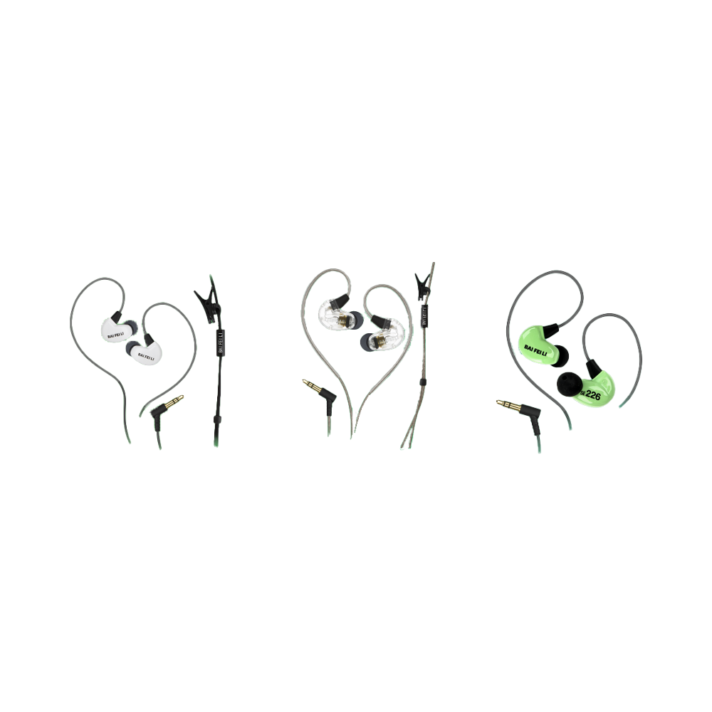 Dynamic vocal monitoring earphones