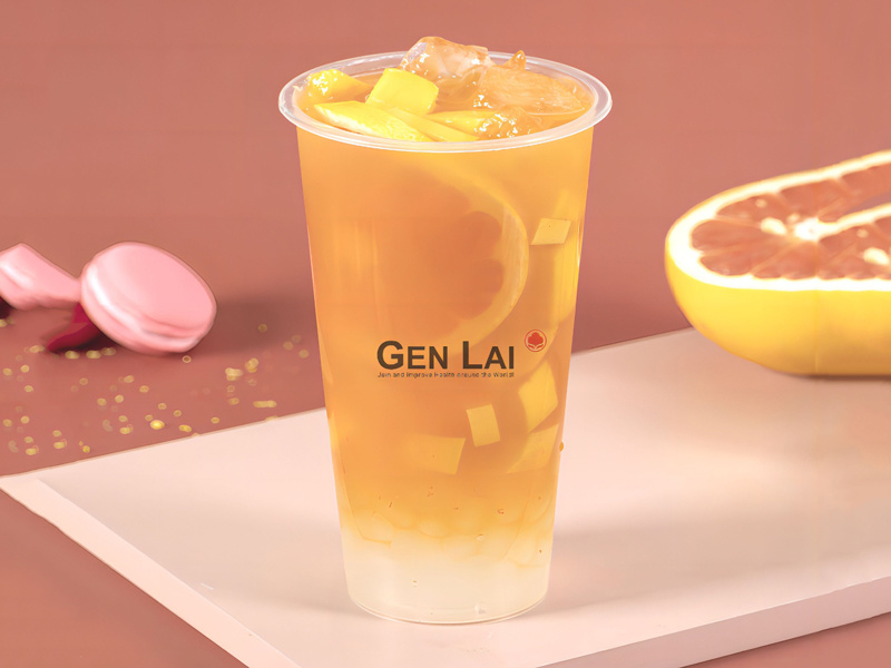 Full Orange Fragrant Grapefruit Coconut Jelly Tea