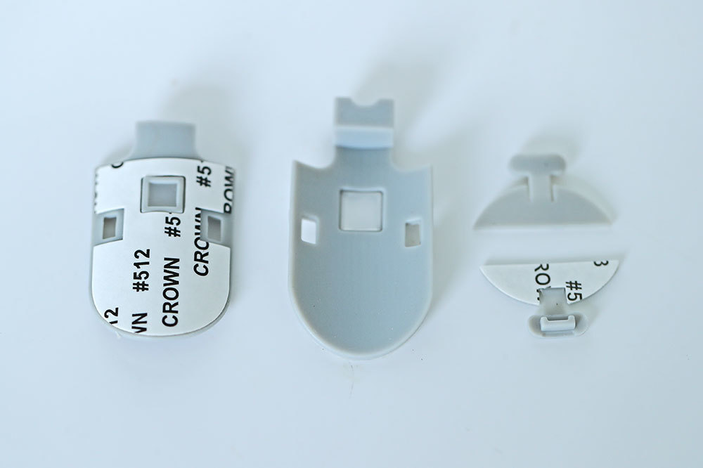 Silicone gasket with adhesive