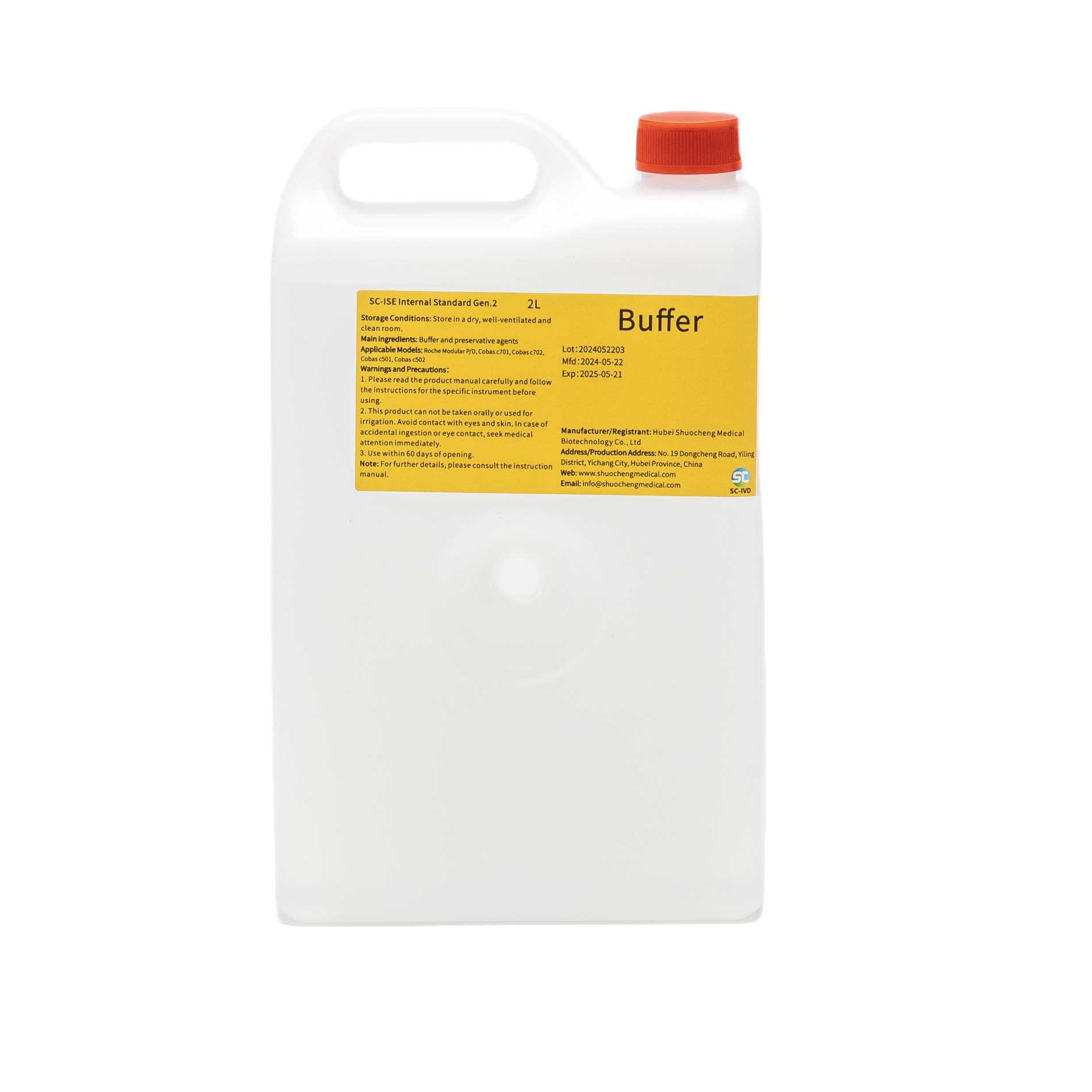 Reagentes Roche ISE Buffer Rh Internal Standard Gen2