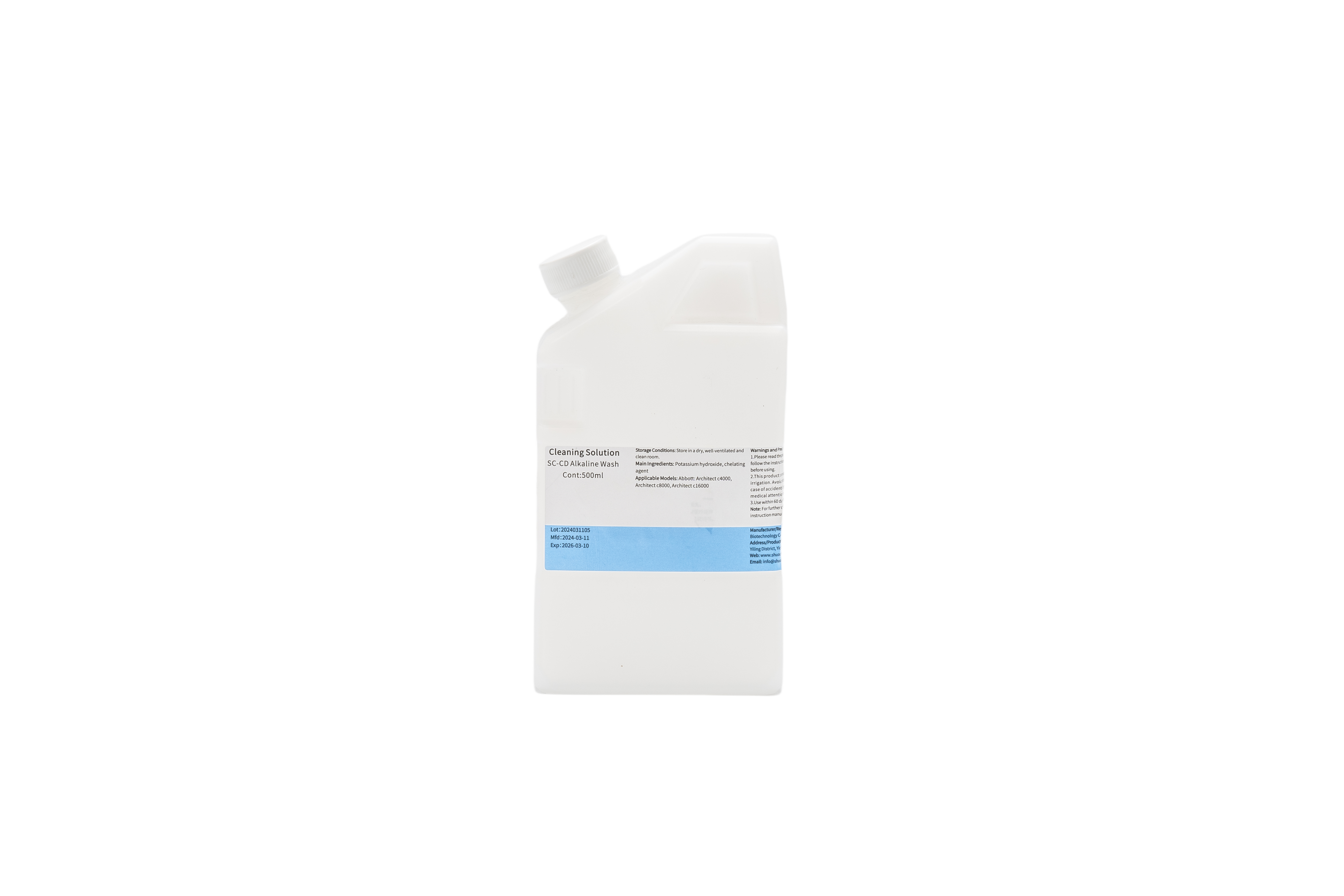 Solução de Limpeza Alcalina com CD Bioquímico SC