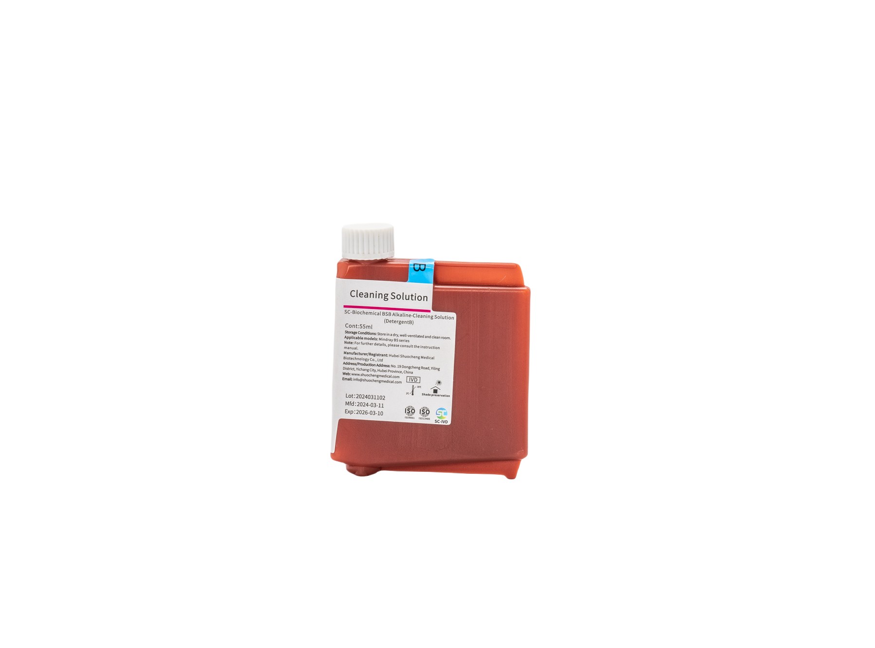 Solução de limpeza alcalina SC-bioquímica BSB
