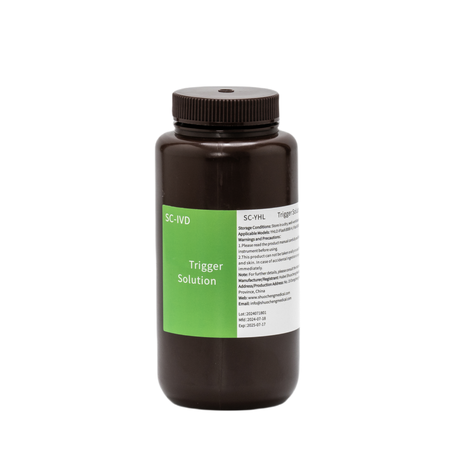 Trigger Solution for YHLO iFlash series chemiluminescence immunoassay analyzeriFlash 3000-H/3000-C