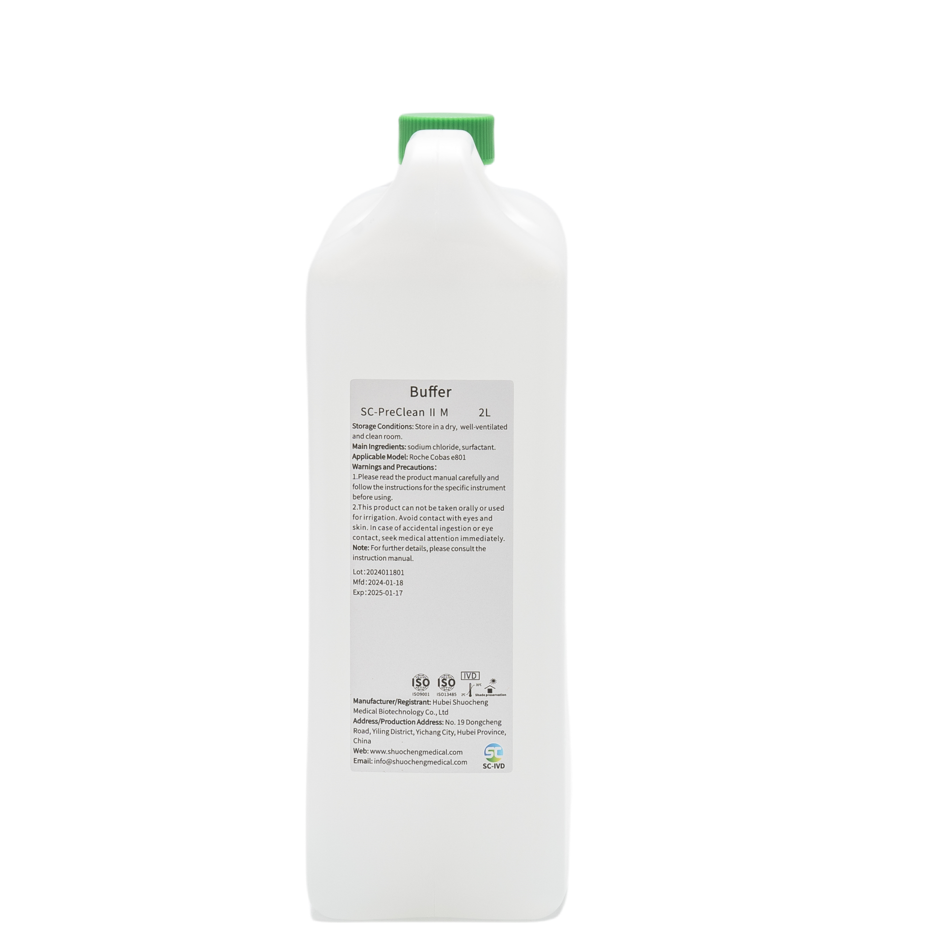 Roche Cobas e801 cleaner CC CLEANCELL ProCell II M PreClean II M REAGENT