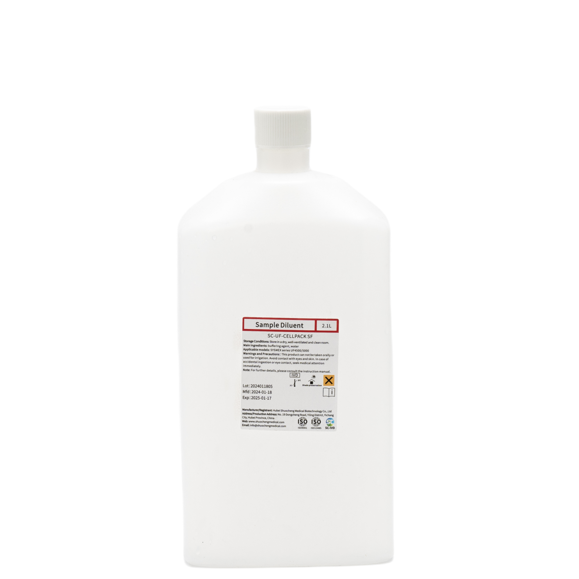 Sysmex Urine Analyzer Reagent UF-Cellpack Sf UF4500 UF5000