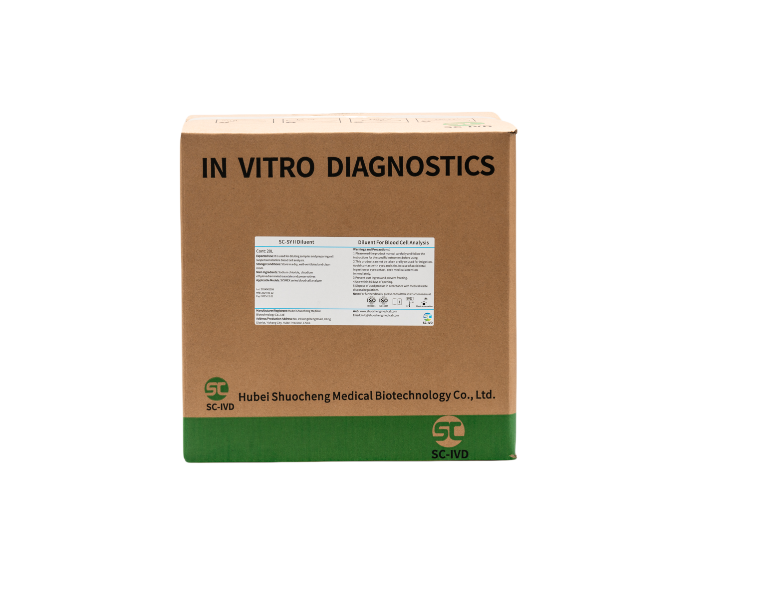 Compatible on Analyzer Sysmex Hematology Reagents Blood Test SYⅡDiluent