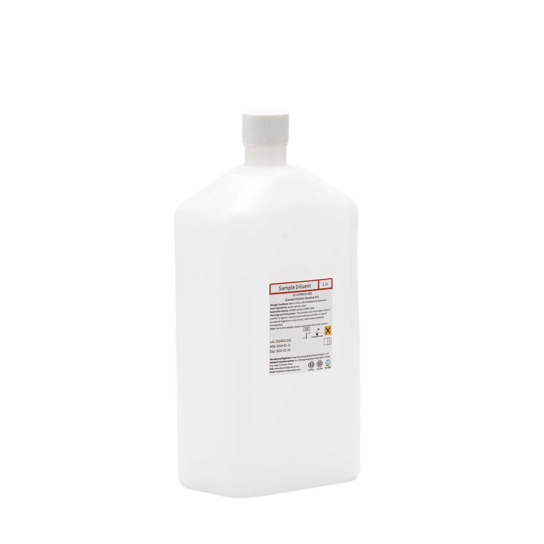 ISE Diluent- SYⅠSample diluent-Sediment channel diluent for Sysmex UF500i/1000i Urine Particle Analyzer