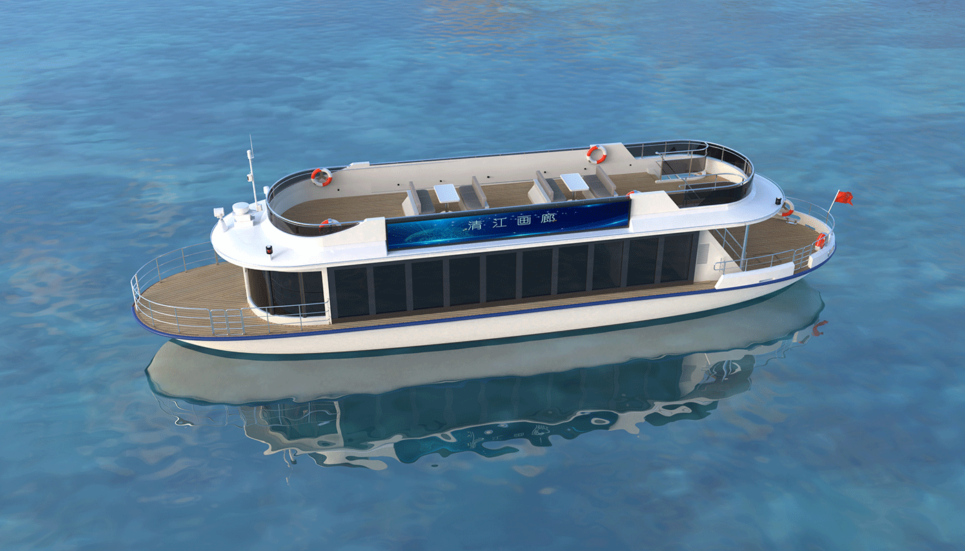 HQ2200 pure electric passenger ship