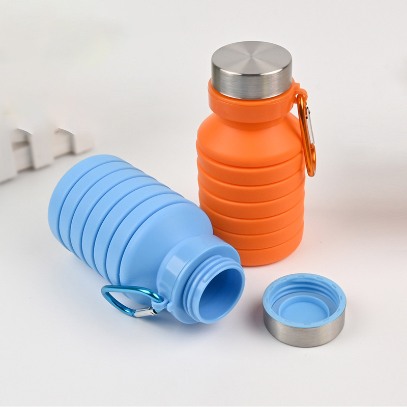 Portable folding outdoor water cup
