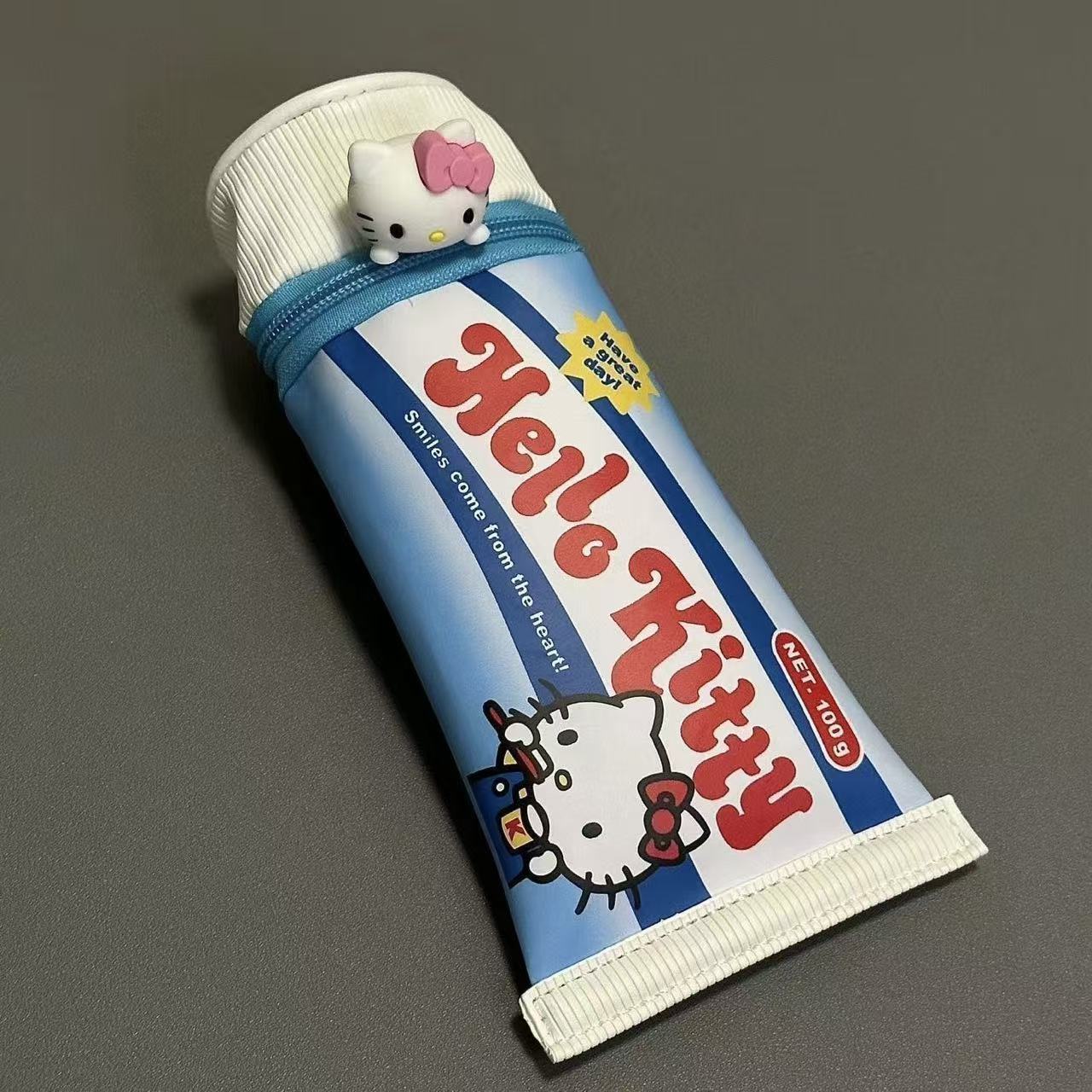 Creative toothpaste-shaped pencil case