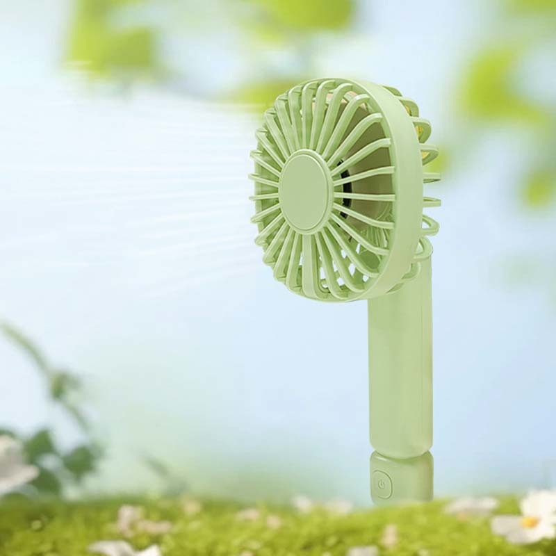 Round folding fan