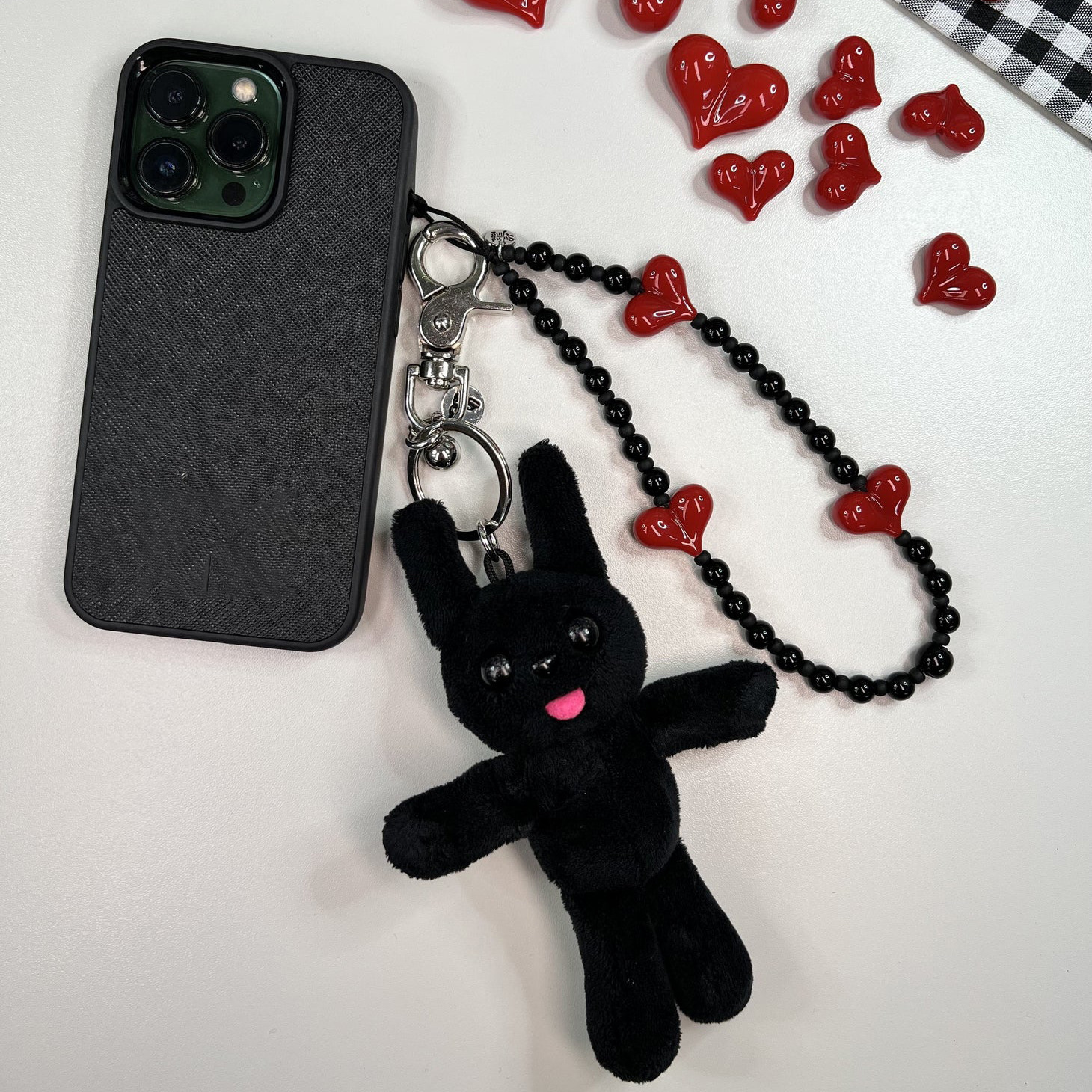 Black Onyx Phone Lanyard