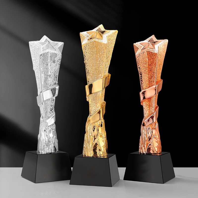 Engraved resin trophy