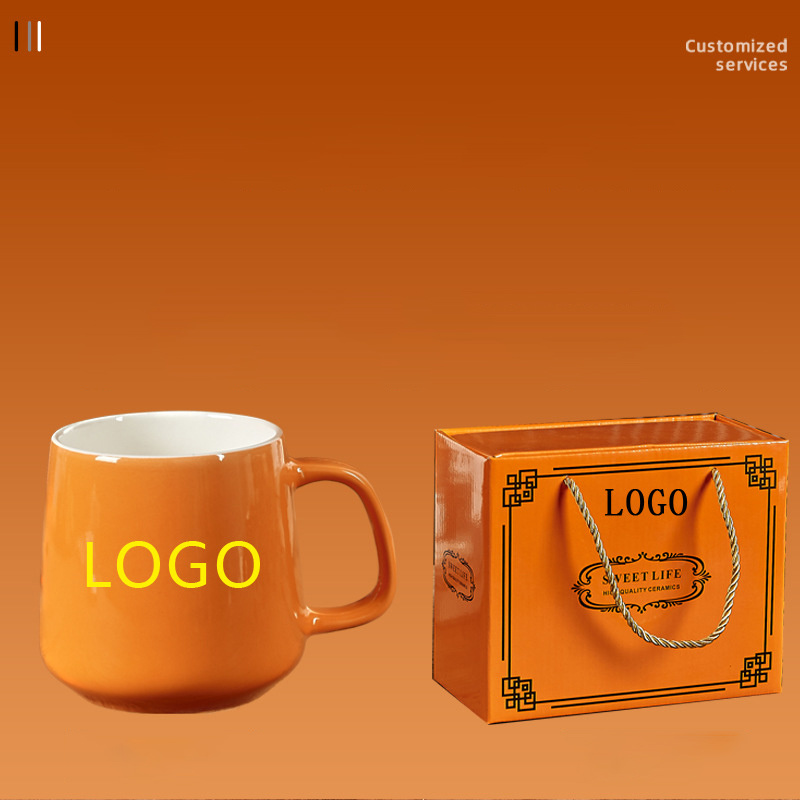 Coffee cup towel gift box set